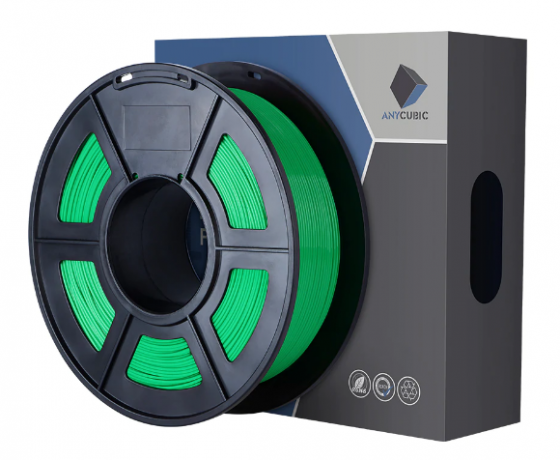 Фото 2 - PLA пластик зелений для 3d принтера (філамент) 1,75 мм