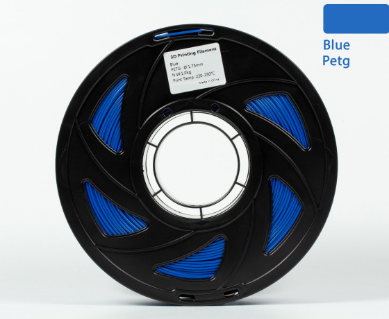 Фото 5 - Синій PETG Copet ПЕТГ філамент пластик для 3D принтера 1кг, 1.75мм, 330м