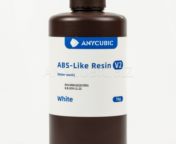 Фото 3 - Фотополімерна смола Біла Aбс-подібна V2, що змивається водою