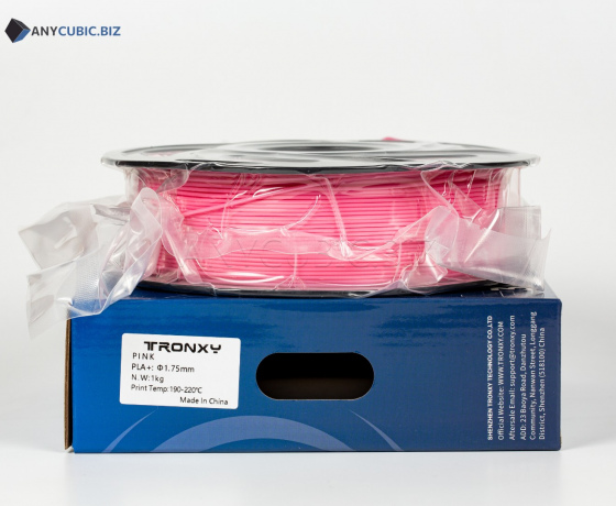 Фото 3 - Рожевий PLA пластик Tronxy для 3D принтера 340m | 1 кг | 1,75 мм