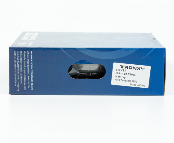 Фото 5 - Срібний PLA пластик Tronxy для 3D принтера 340m | 1 кг | 1,75 мм