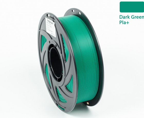 Фото 7 - Темно-зелений PLA пластик Tronxy для 3D принтера 340m | 1 кг | 1,75 мм