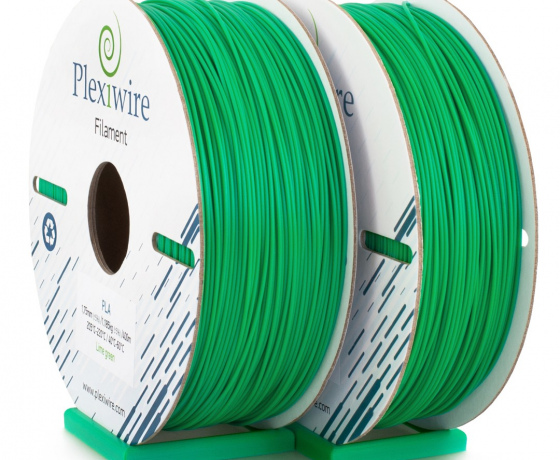 Фото 2 - PLA пластик Plexiwire для 3D принтера салатовий 400м / 1.185кг / 1.75мм