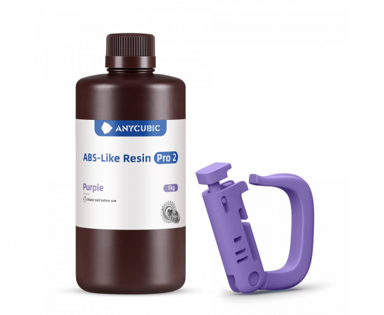 Фото 2 - Anycubic ABS-подібна смола Pro 2 фіолетова