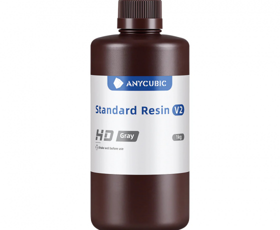 Фото 3 - Фотополімерна Стандартна смола v2 Сіра HD Anycubic