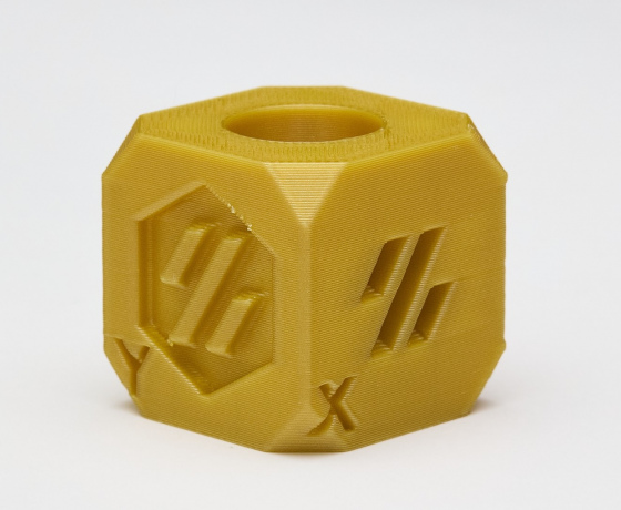 Фото 7 - Золотистый Желтый пла плюс пластик для 3D принтера ✪1кг✪1.75мм