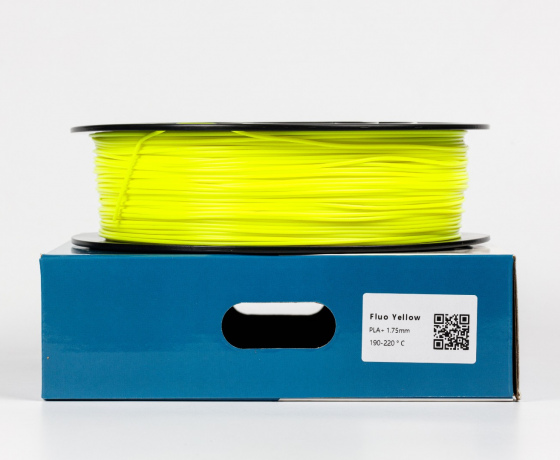 Фото 2 - Желтый Неоновый флуоресцентный пласт плюс пластик для 3D принтера ☼1кг☼1.75мм