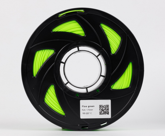Фото 4 - Зелений Неоновый флуоресцентний пла плюс пластик для 3D принтера ☼1кг☼1.75мм