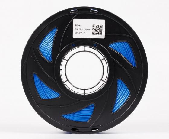 Фото 4 - Синій Пла Пластик Шовковий \ PLA SILK Blue 1кг | 1.75мм | 330м