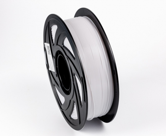 Фото 2 - Белый PETG (ПЭТГ) coPET пластик для 3D принтера 1кг 1.75мм