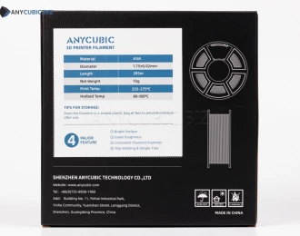 ASA сірий Anycubic Ø1,75 мм Вага: 1 кг