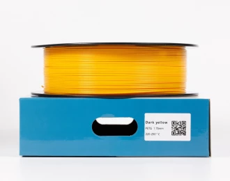 Темно-жовтий PETG (ПЕТГ) coPET пластик для 3D принтера 1кг 1.75мм