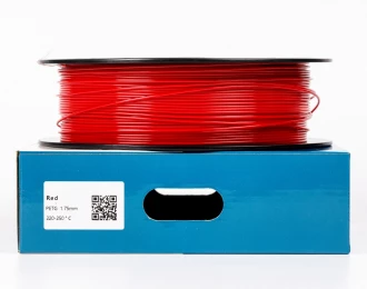 Червоний PETG (ПЕТГ) coPET пластик для 3D принтера | Red PETG 1кг | 1.75мм | 330м